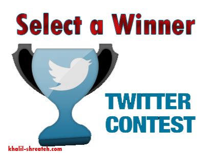 How To Pick Random Winners For Your Twitter Giveaway .